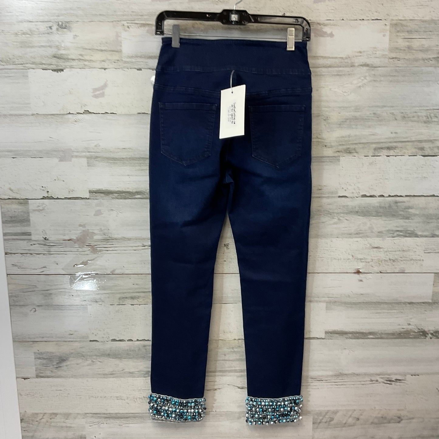 Jeans Straight By Ethyl In Blue Denim, Size: 4