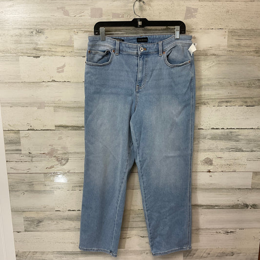 Jeans Straight By Talbots In Blue Denim, Size: 10