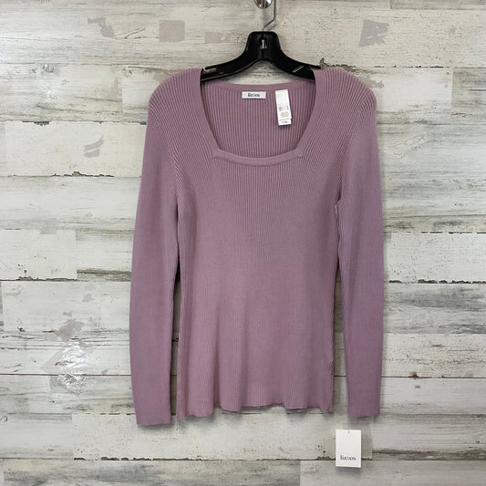 Sweater By Liz And Co In Purple, Size: L