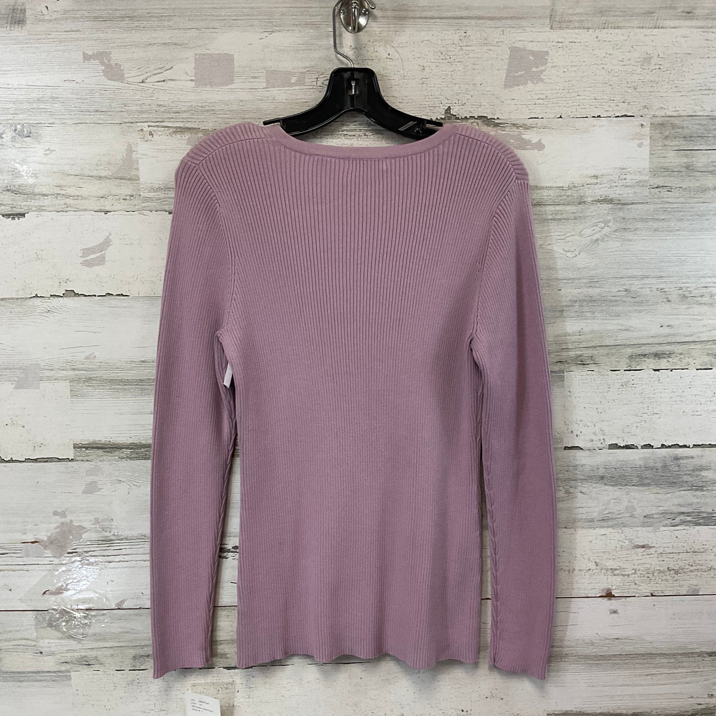 Sweater By Liz And Co In Purple, Size: L