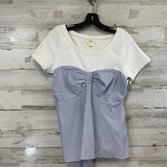 Top Short Sleeve By Maeve In White, Size: M