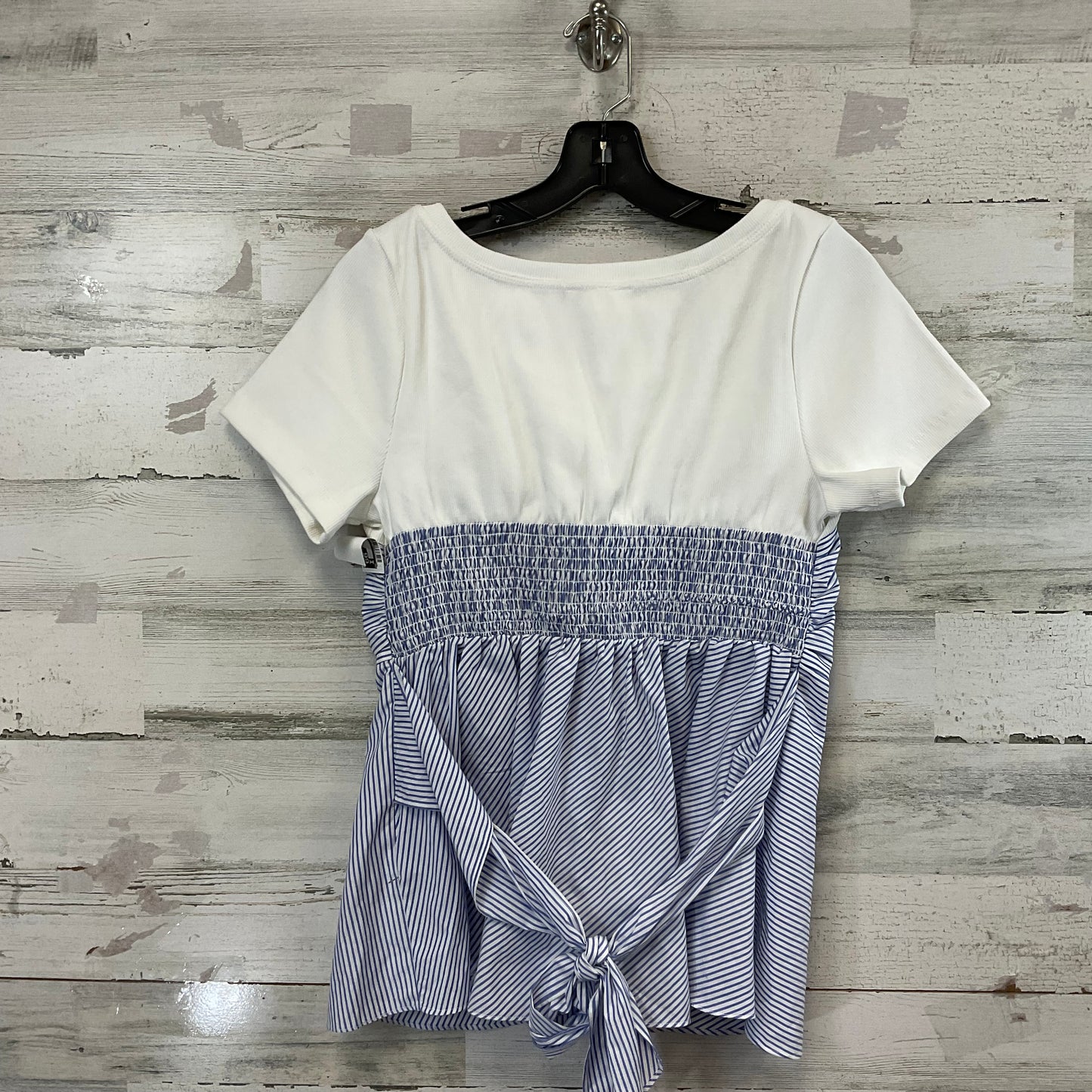 Top Short Sleeve By Maeve In White, Size: M