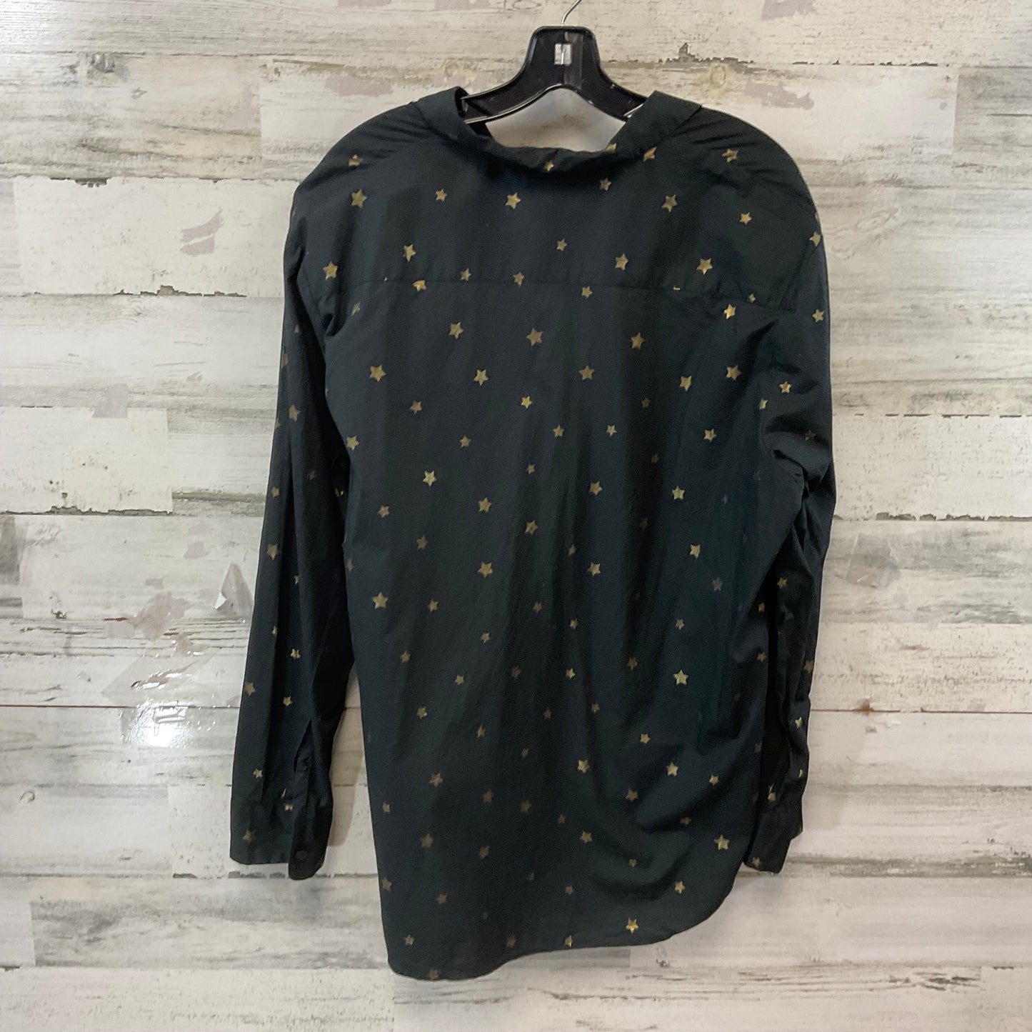 Blouse Long Sleeve By Madewell In Black, Size: Xl