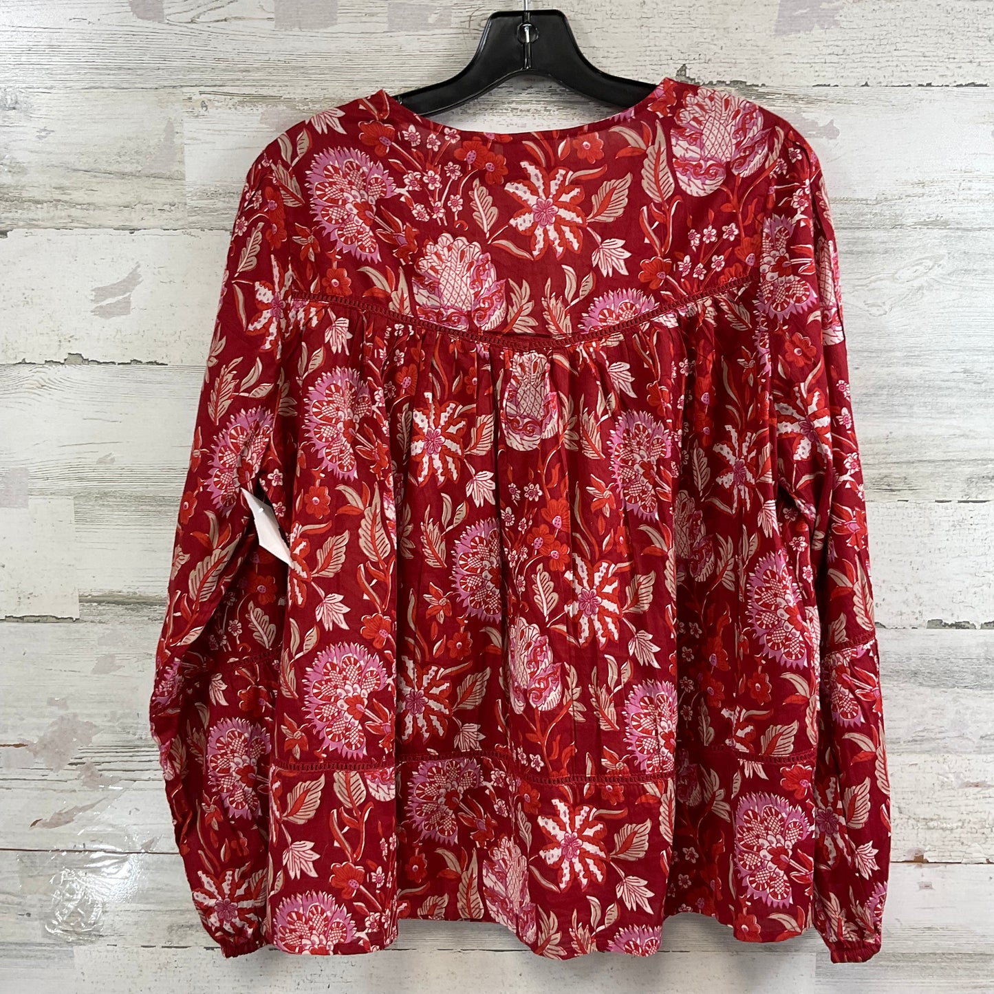 Top Long Sleeve By Rachel Zoe In Red, Size: L