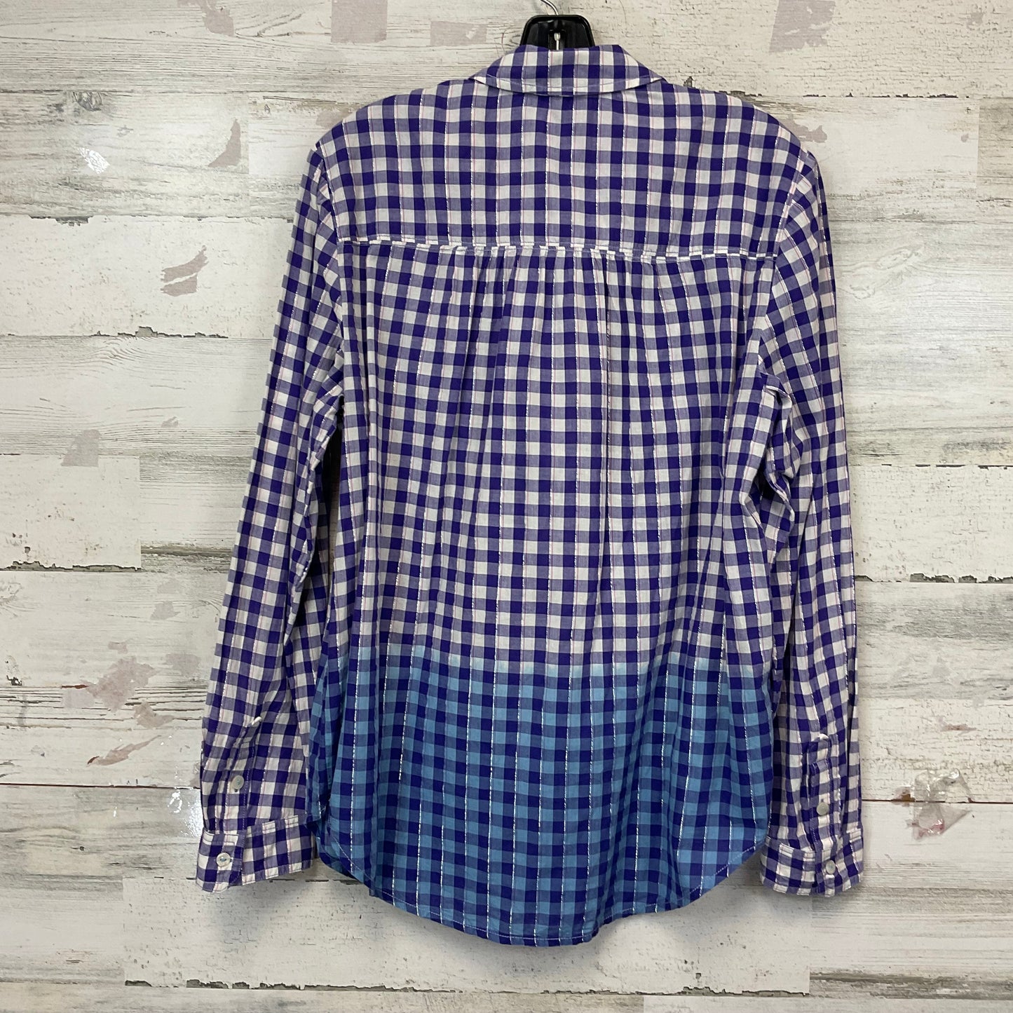 Blouse Long Sleeve By Pilcro In Purple, Size: M