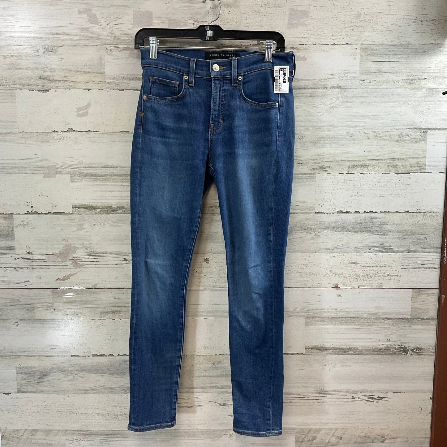 Jeans Skinny By Veronica Beard In Blue Denim, Size: 4