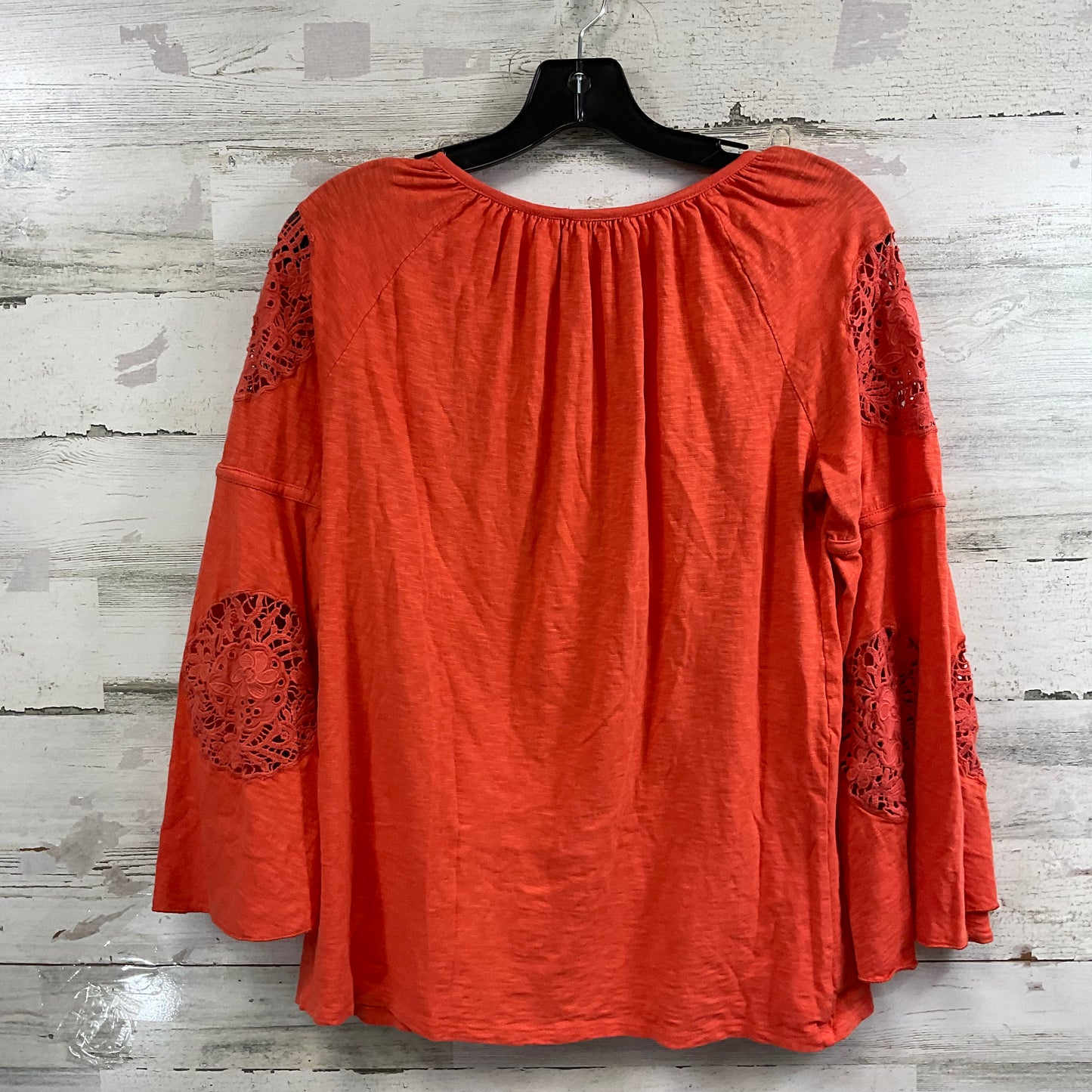 Top 3/4 Sleeve By Sundance In Orange, Size: Xs