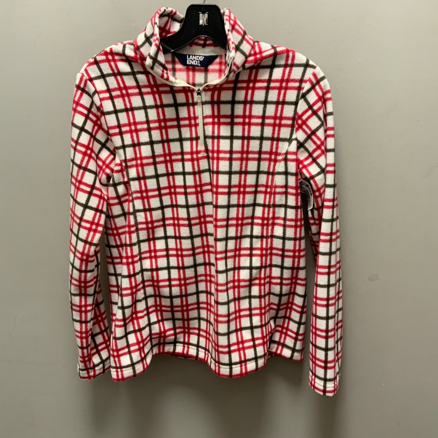 Top Long Sleeve By Lands End In Red, Size: Xs