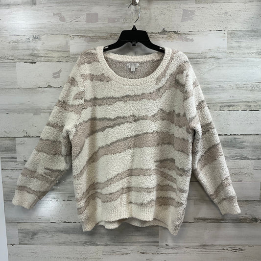 Sweater By Barefoot Dreams In Cream, Size: 1x