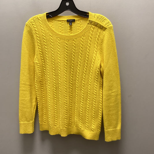 Sweater By Talbots In Yellow, Size: Mp