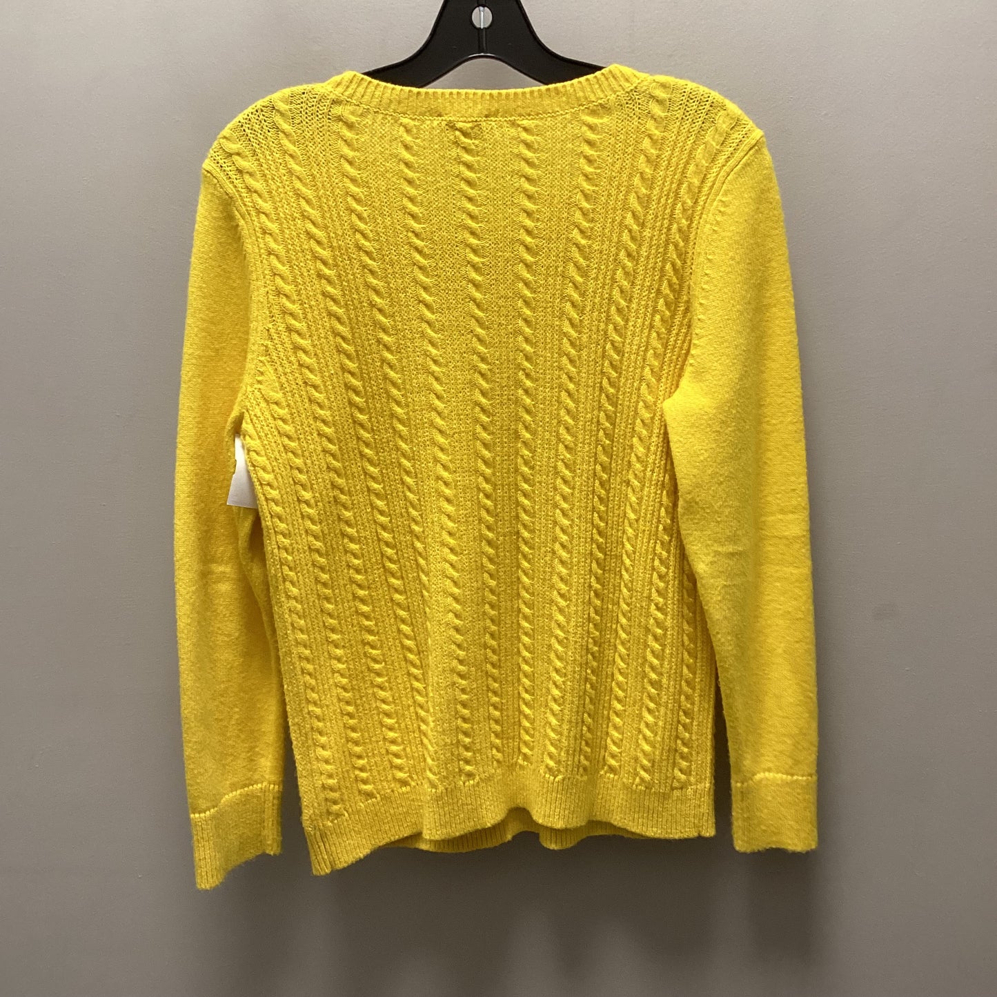 Sweater By Talbots In Yellow, Size: Mp