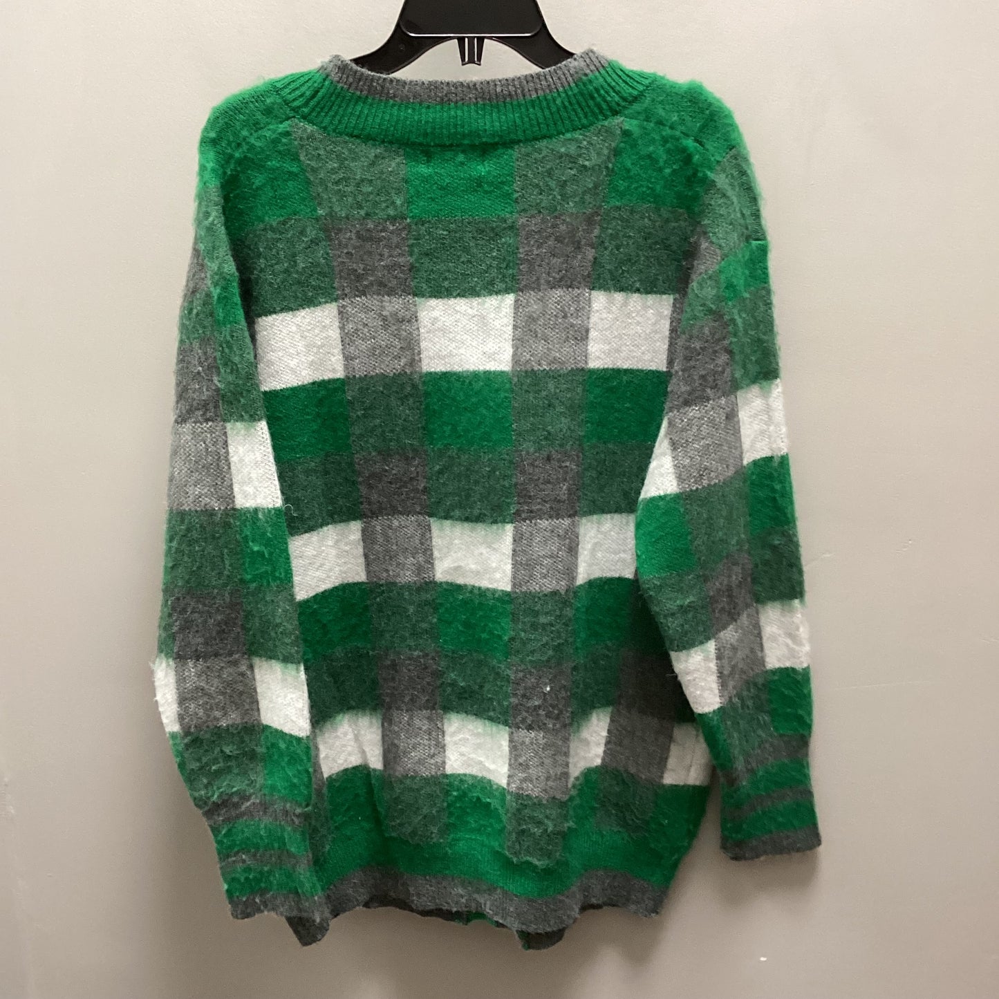 Sweater Cardigan By BLU IVY In Green, Size: S