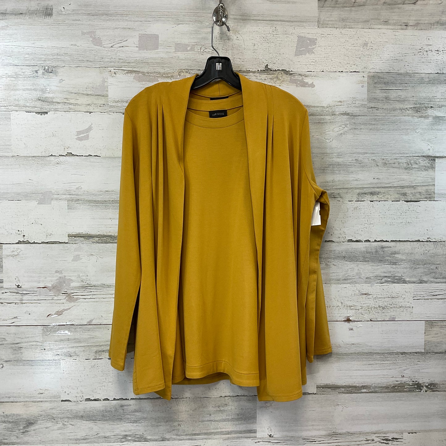 Top 2pc Long Sleeve By J. Jill In Gold, Size: S