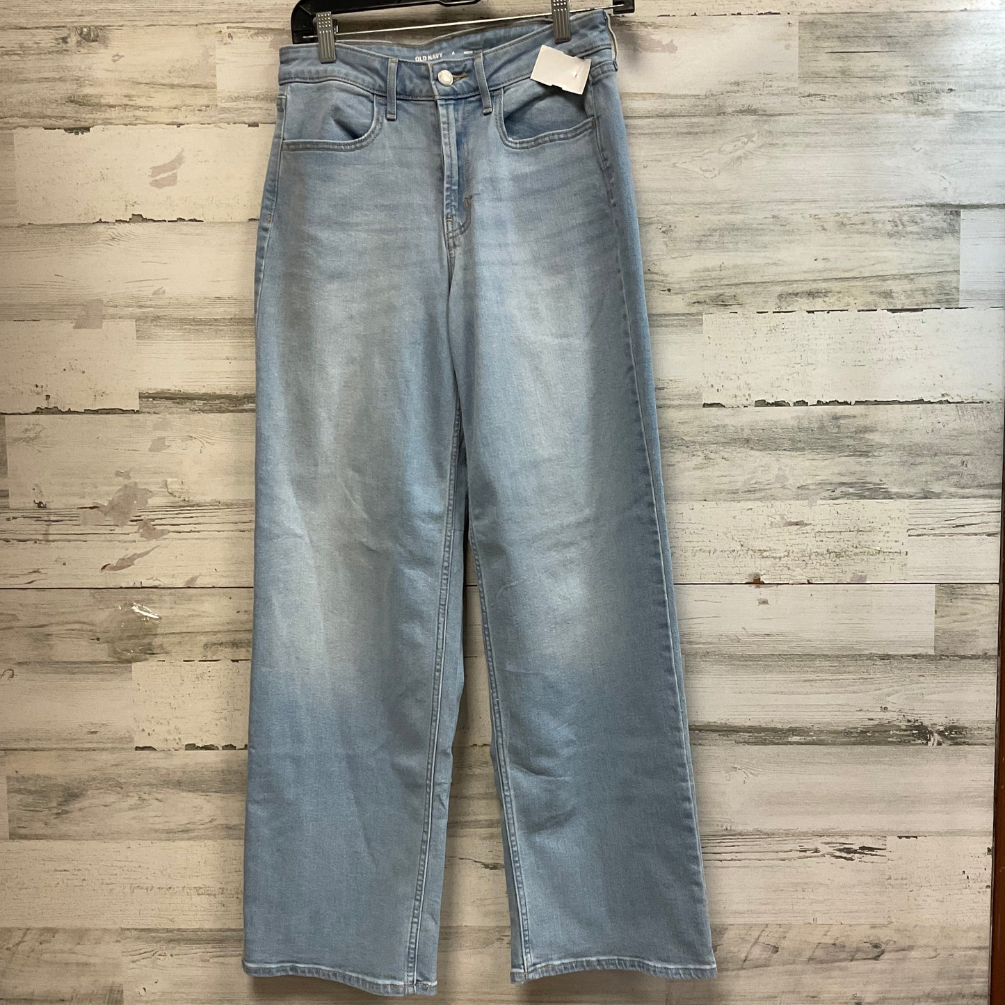 Jeans Wide Leg By Old Navy In Blue Denim, Size: 4