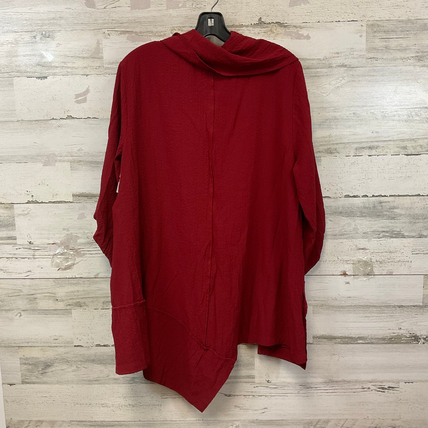 Top 3/4 Sleeve By Ali Miles In Red, Size: Xl