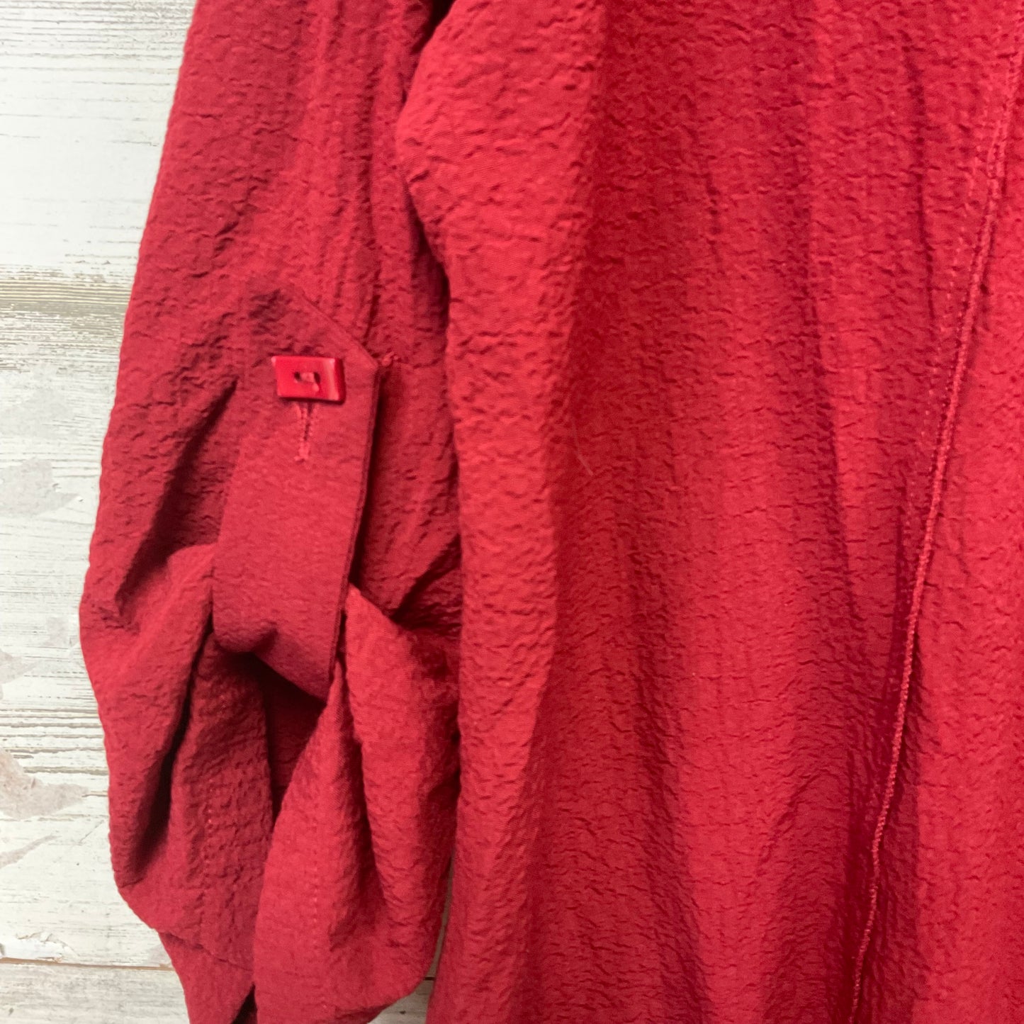 Top 3/4 Sleeve By Ali Miles In Red, Size: Xl