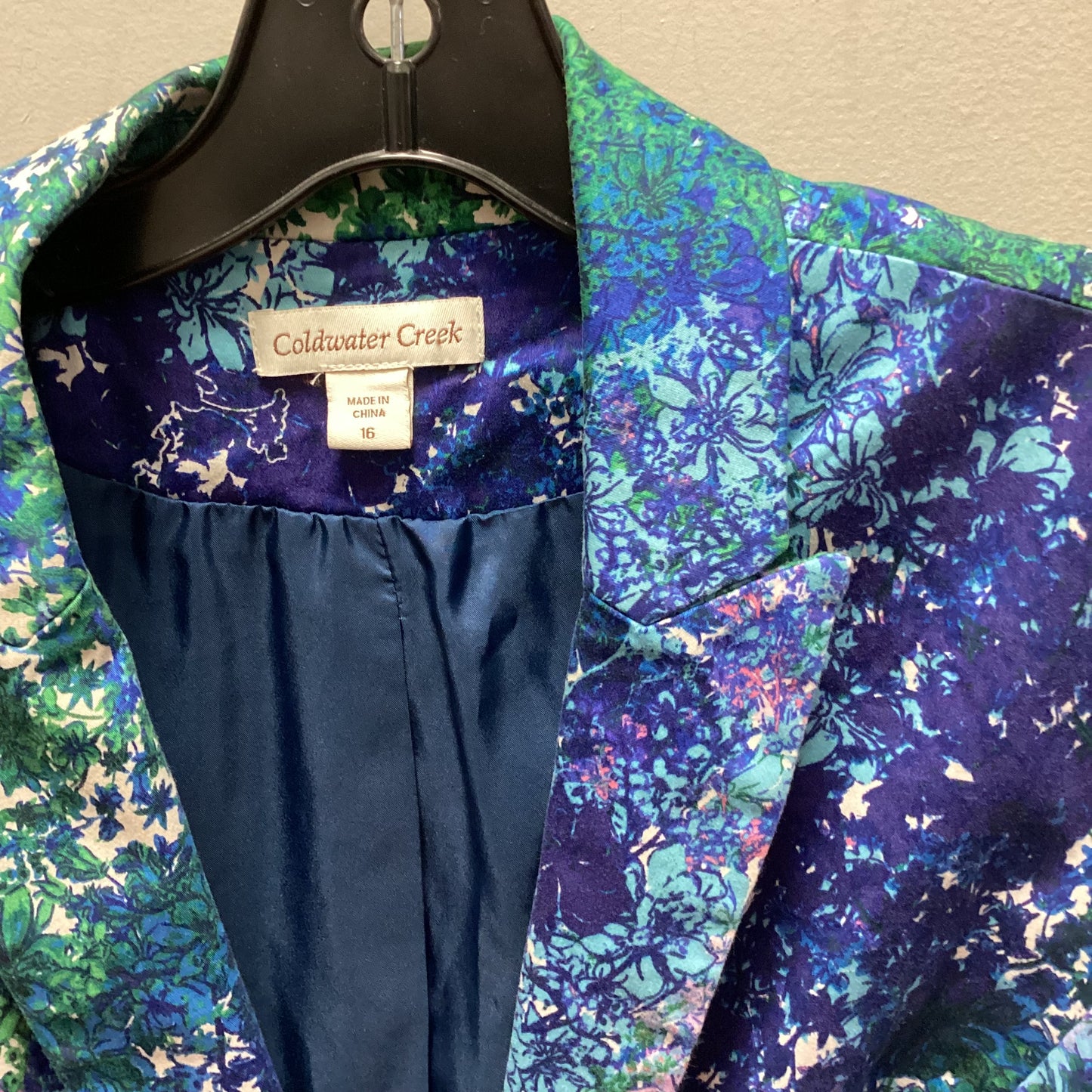 Blazer By Coldwater Creek In Blue, Size: Xl