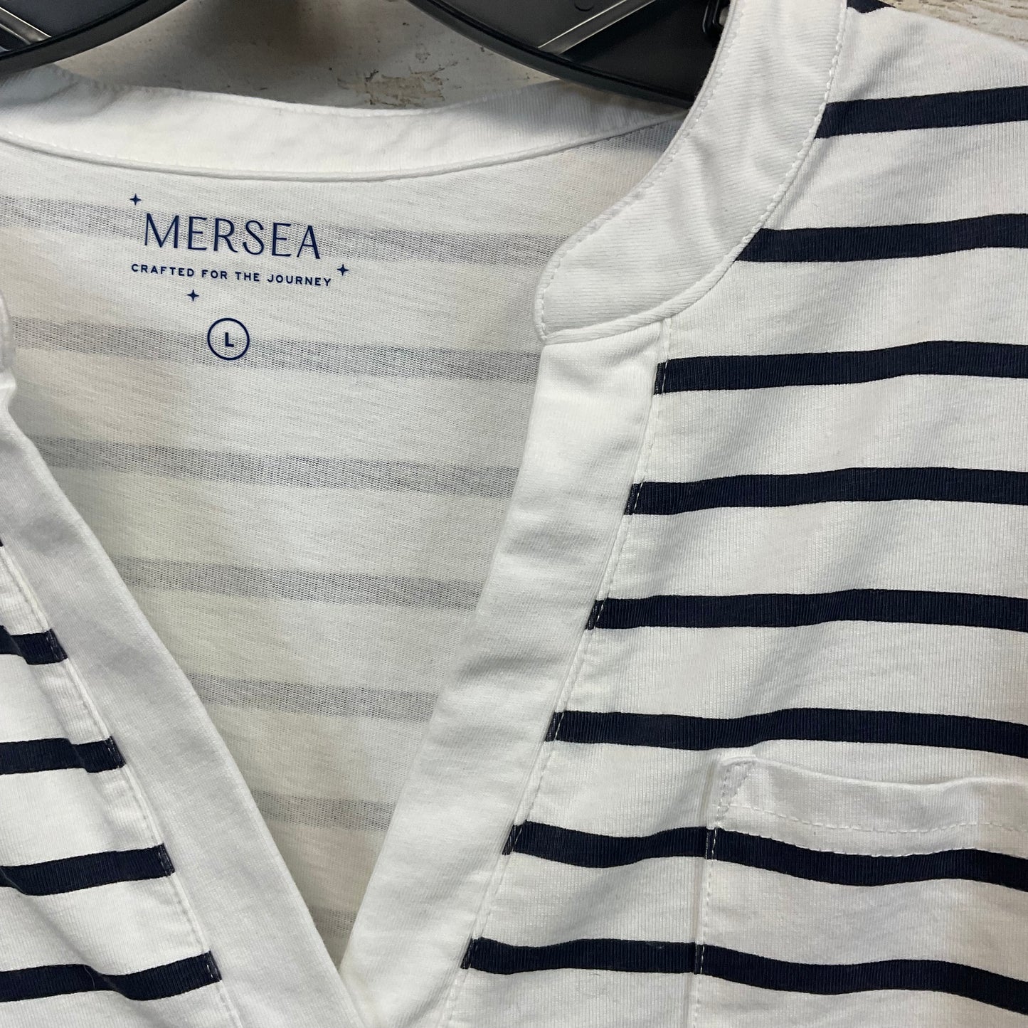 Dress Casual Short By Mer Sea In White, Size: L