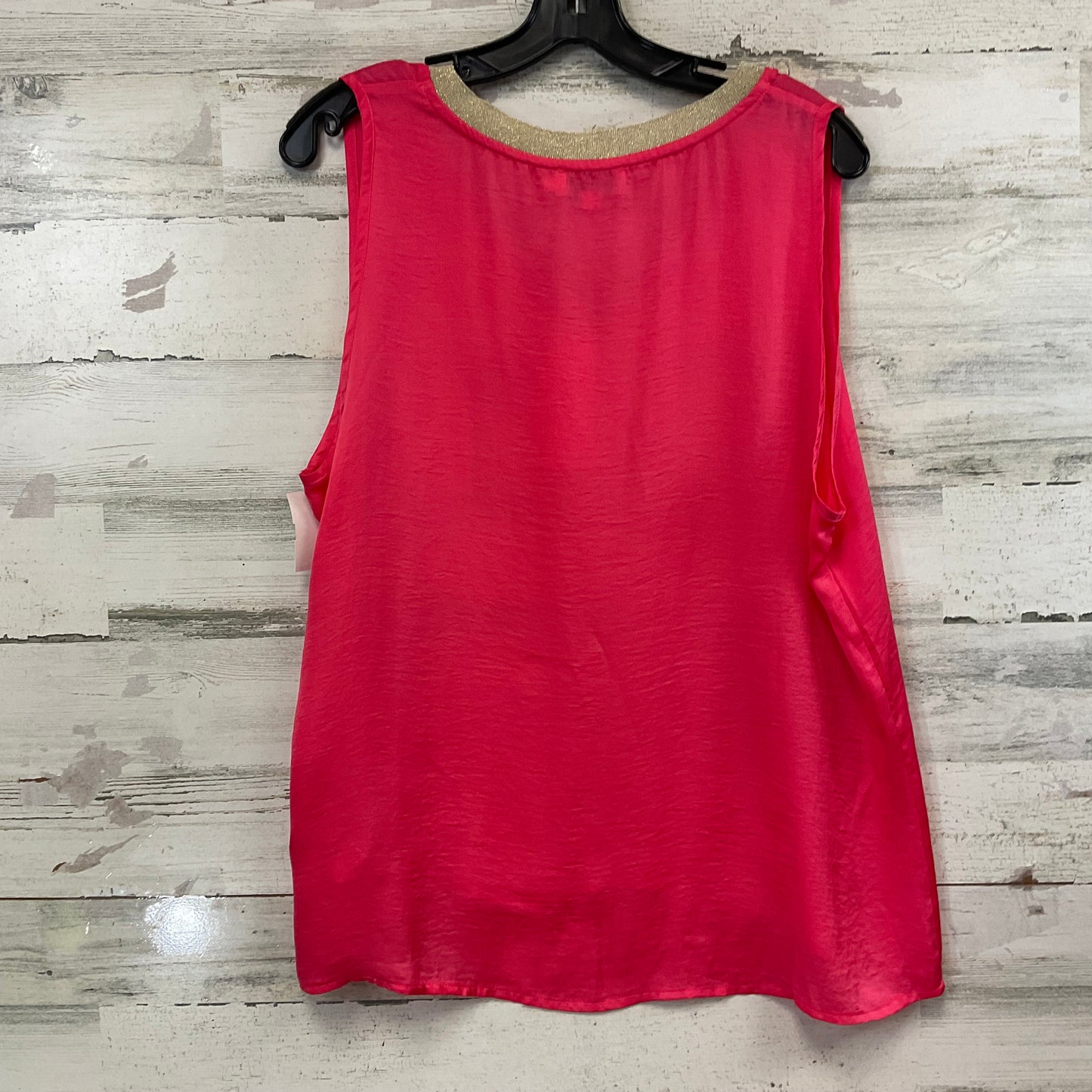 Top Sleeveless By Molly Bracken In Coral, Size: Xl