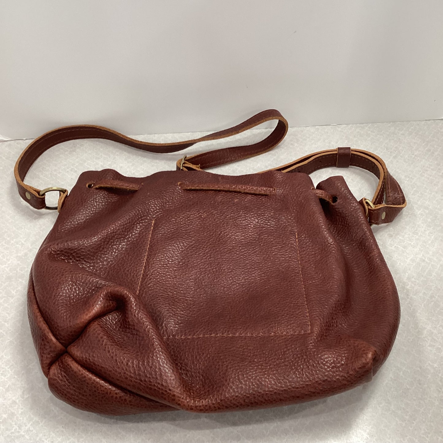 Handbag Leather By Cmb, Size: Large