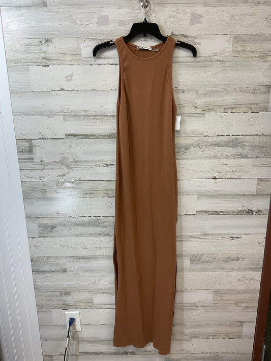 Dress Casual Maxi By Alice + Olivia In Brown, Size: L