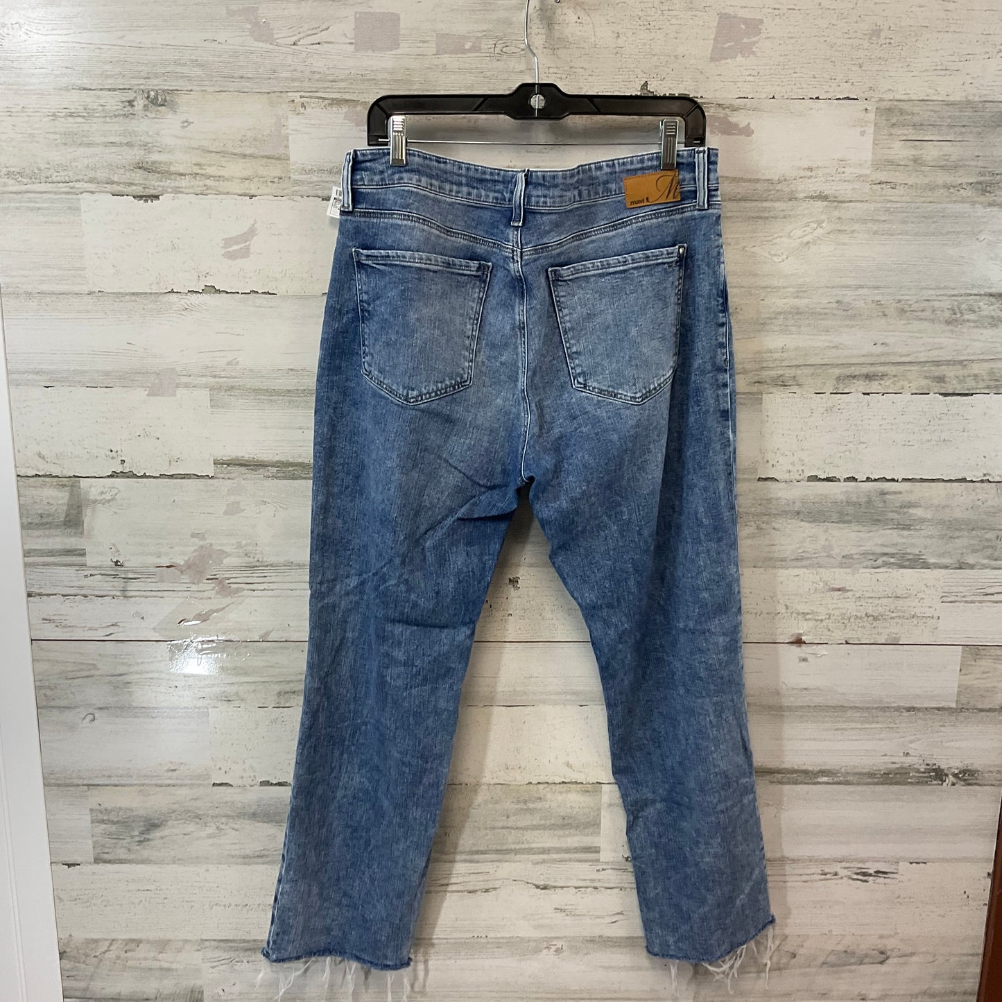 Jeans Straight By Mavi In Blue Denim, Size: 4