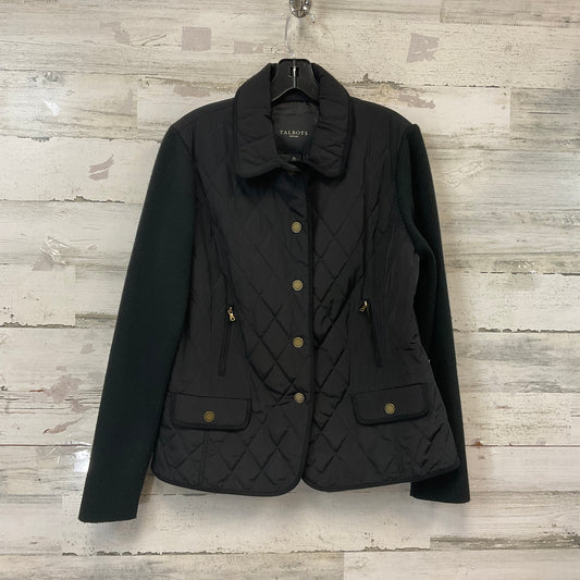 Jacket Puffer & Quilted By Talbots In Black, Size: Mp