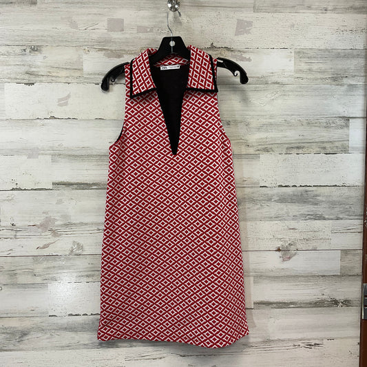 Dress Casual Short By Zara In Red, Size: M