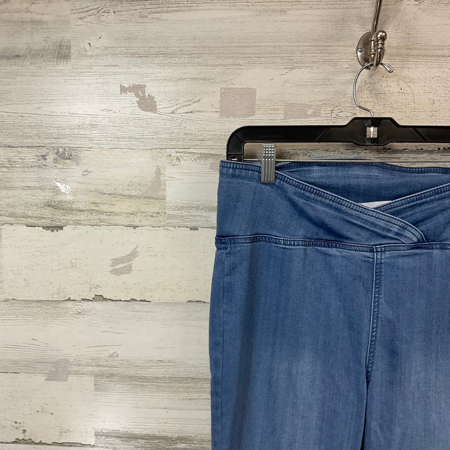 Jeans Flared By CELLO In Blue Denim, Size: Xl