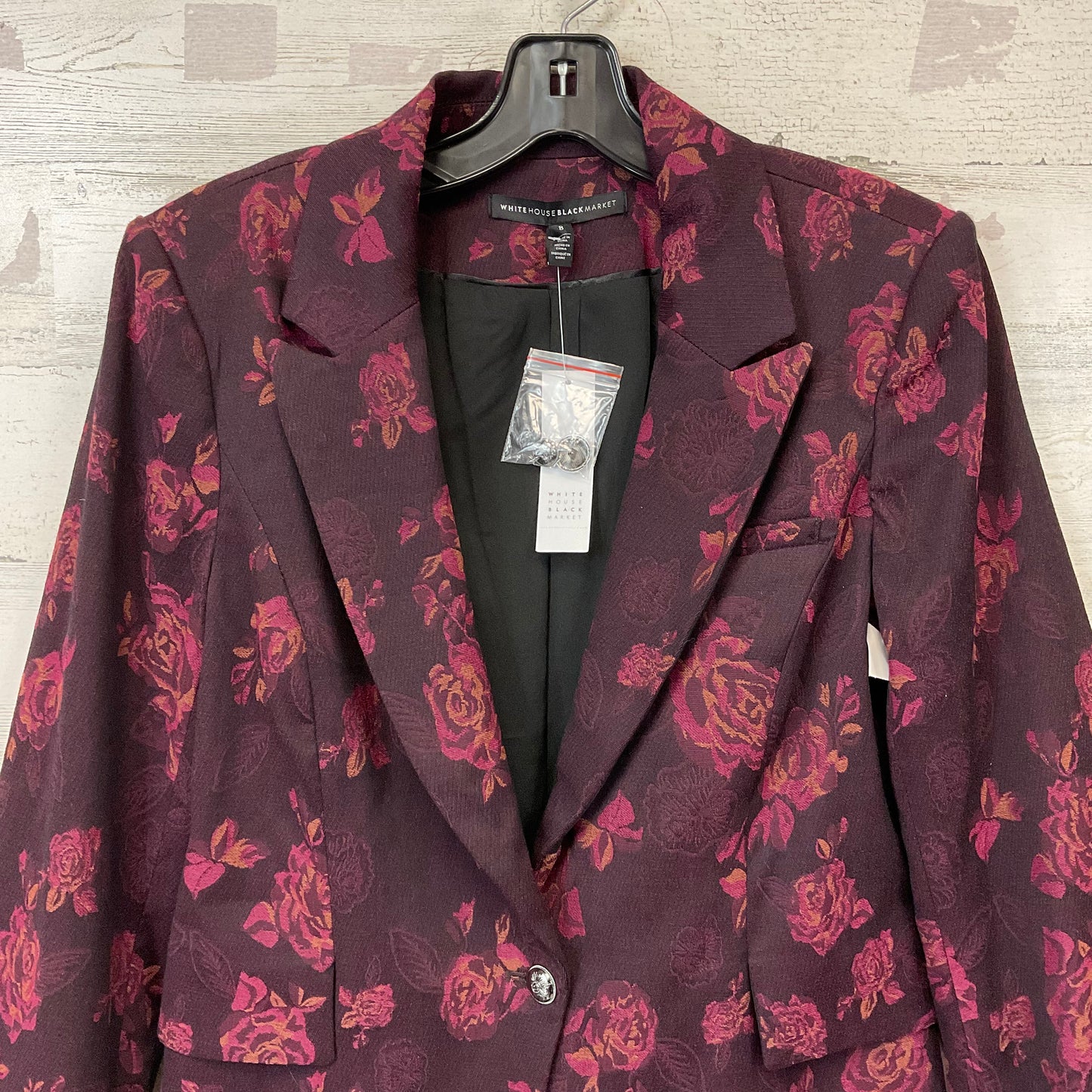 Blazer By White House Black Market In Maroon, Size: M