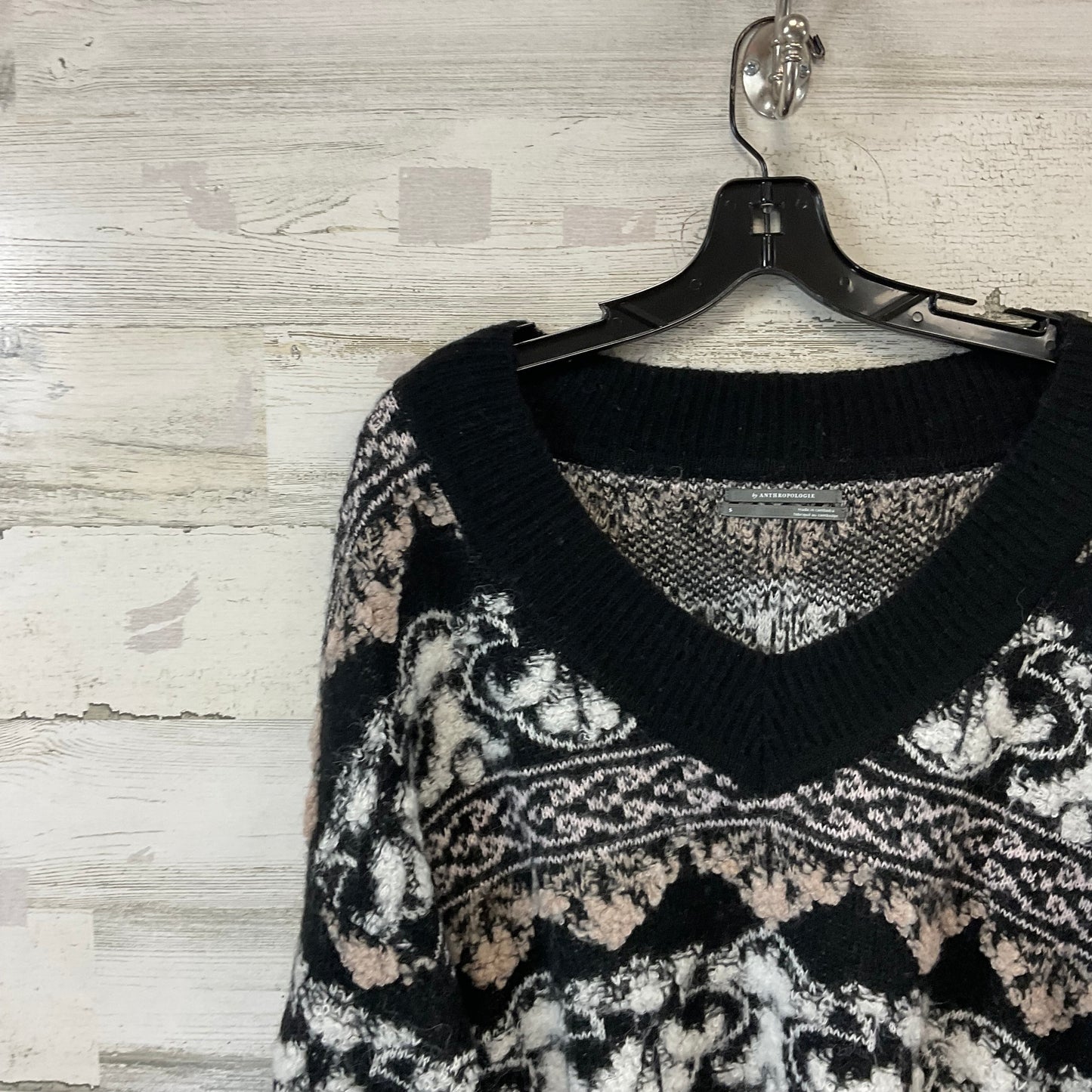 Sweater By Anthropologie In Black, Size: S