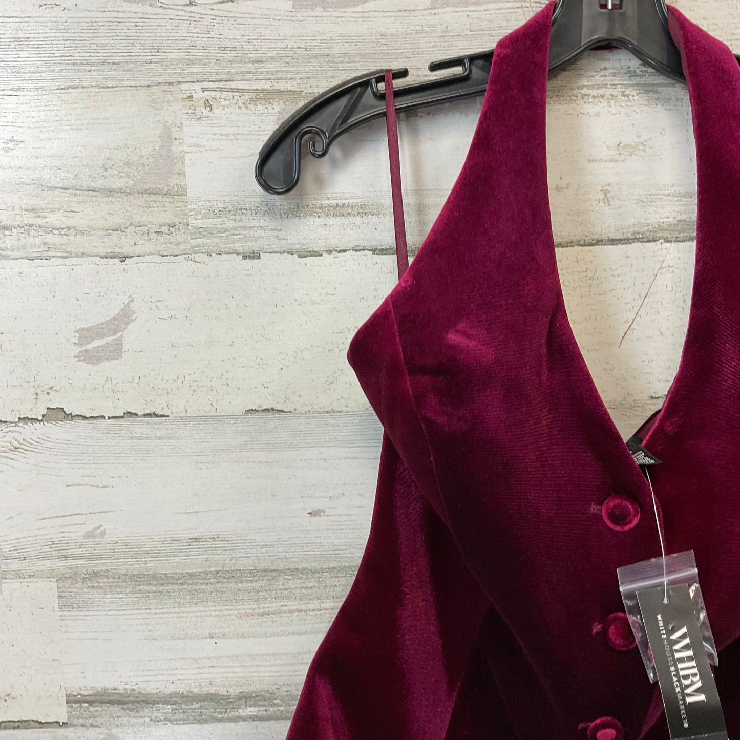 Top Sleeveless By White House Black Market In Maroon, Size: S