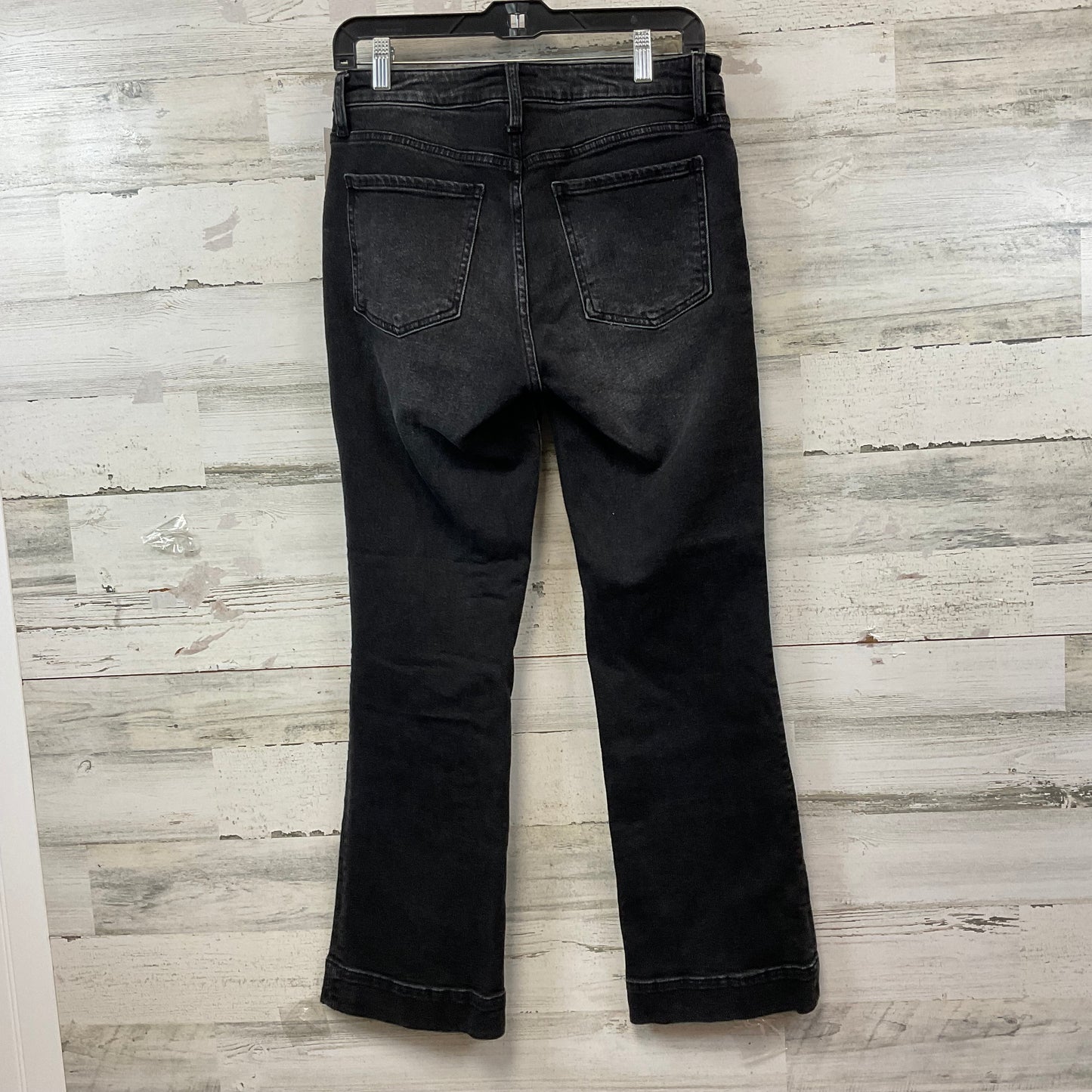 Jeans Flared By Kut In Black Denim, Size: 6