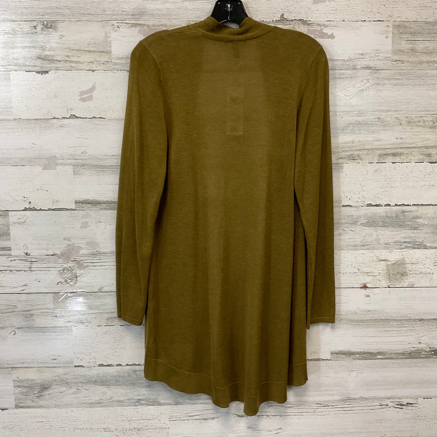 Sweater Cardigan By Eileen Fisher In Green, Size: S