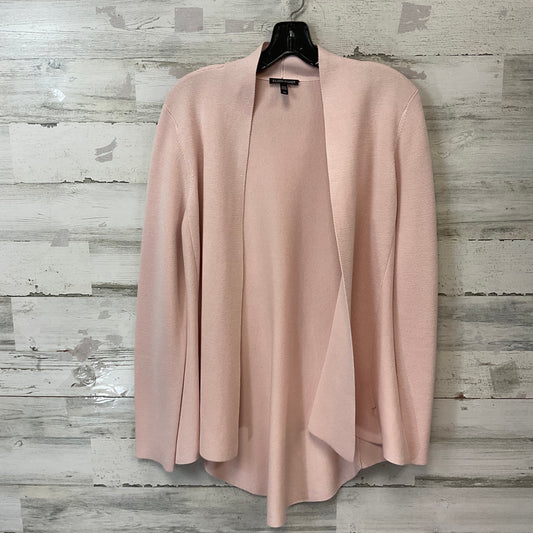 Sweater Cardigan By Eileen Fisher In Pink, Size: S