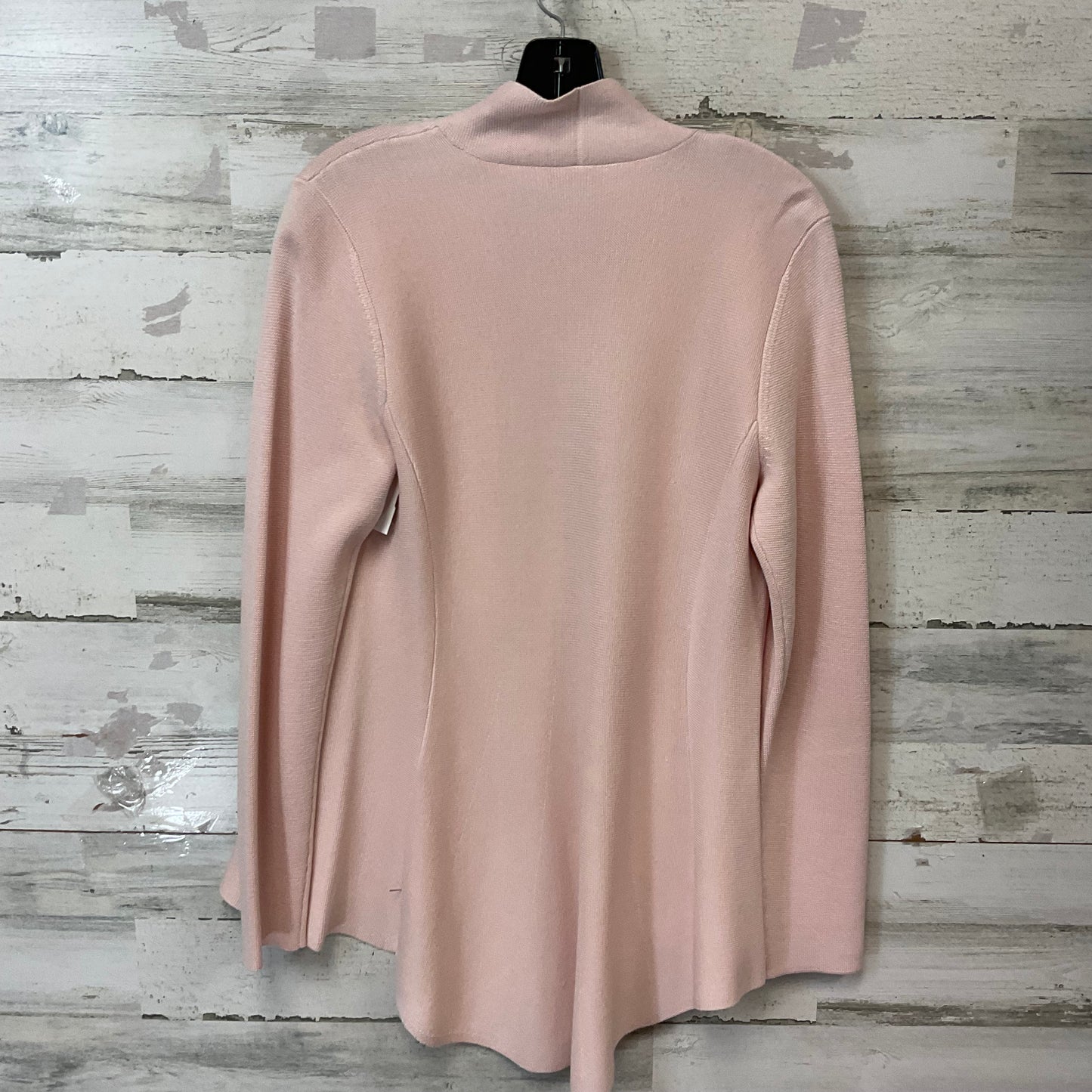 Sweater Cardigan By Eileen Fisher In Pink, Size: S