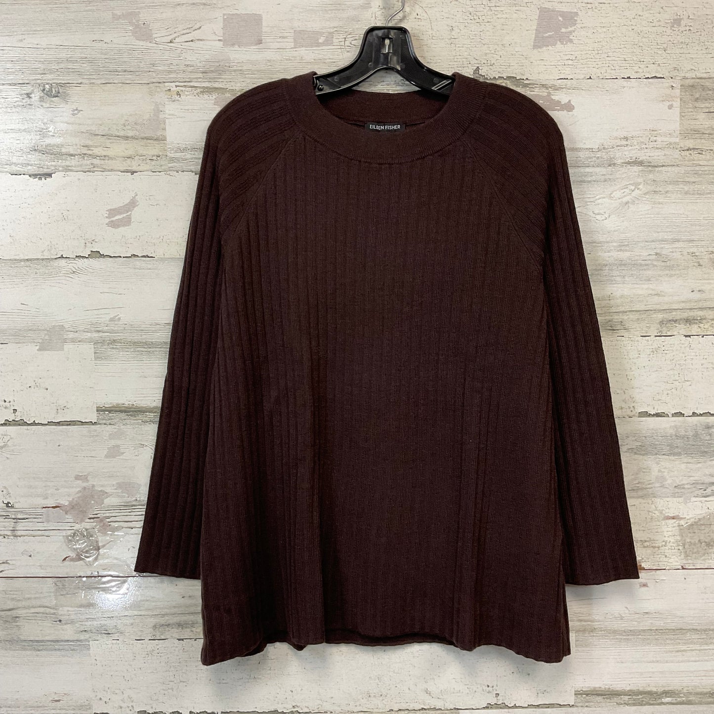 Sweater By Eileen Fisher In Brown, Size: Xs