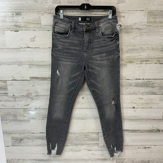 Jeans Skinny By Kut In Black Denim, Size: 6