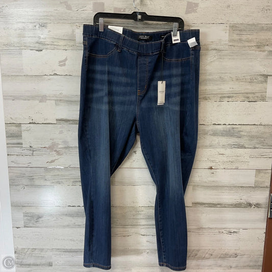 Jeans Skinny By Judy Blue In Blue Denim, Size: 22