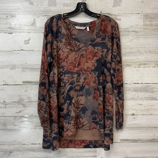 Top Long Sleeve By Soft Surroundings In Floral Print, Size: L