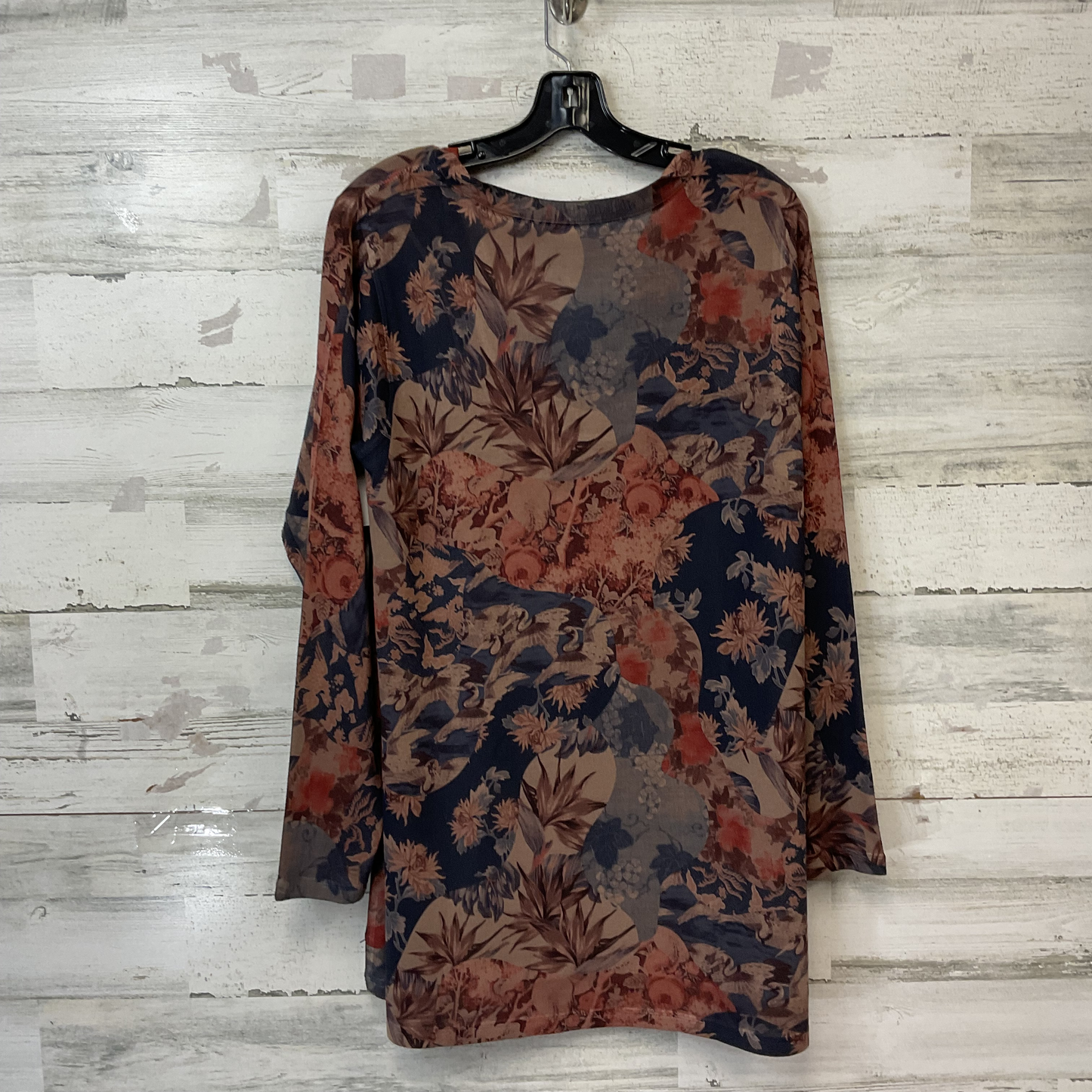 Top Long Sleeve By Soft Surroundings In Floral Print, Size: L