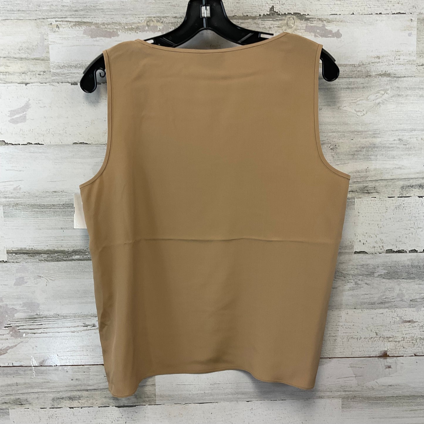 Top Sleeveless Designer By St John Knits In Brown, Size: M