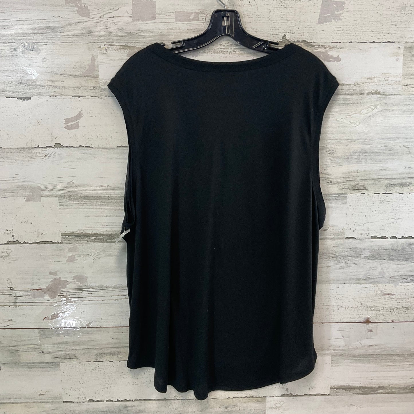 Top Sleeveless Basic By COLD CRUSH In Black, Size: 3x