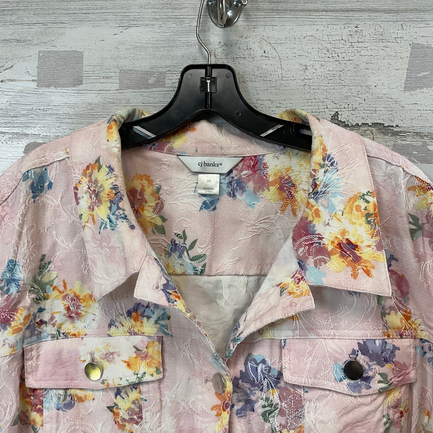 Jacket Other By Cj Banks In Pink, Size: 3x