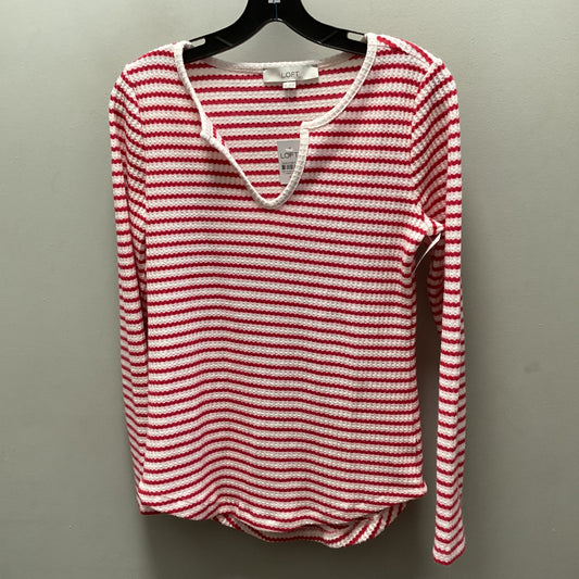 Top Long Sleeve By Loft In Red, Size: Xs