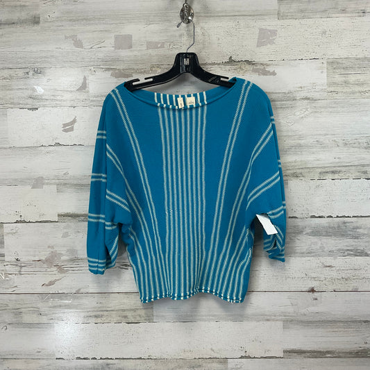 Top Long Sleeve By Moth In Blue, Size: S