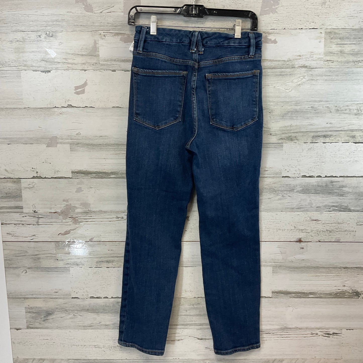 Jeans Straight By Good American In Blue Denim, Size: 2