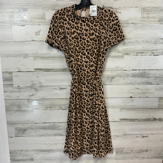 Dress Casual Midi By Avec Les Filles In Animal Print, Size: M