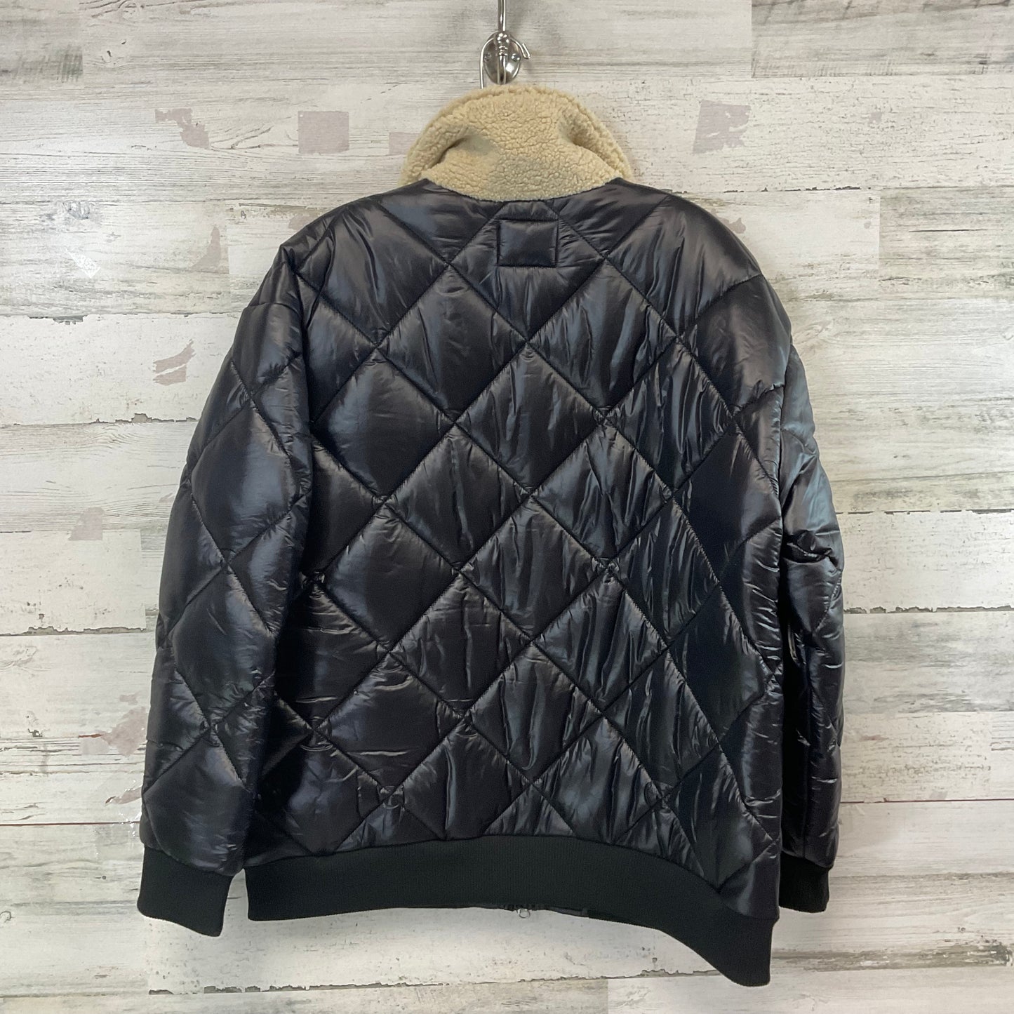 Coat Puffer & Quilted By Rails In Black, Size: M