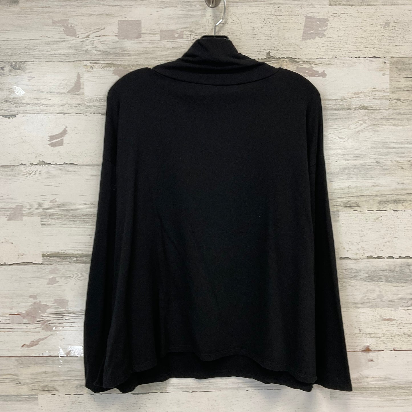 Top Long Sleeve By Eileen Fisher In Black, Size: M